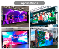 Mur vidéo d'écran LED pour scène P2.6 P3.91 IP65 500x500mm avec animation CMS, panneau LED pour événements intérieurs/extérieurs et décors d'église