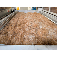 Machine à presser les panneaux de fibres de noix de coco écologique pour mouler les tissus non tissés Ligne de production de panneaux de particules