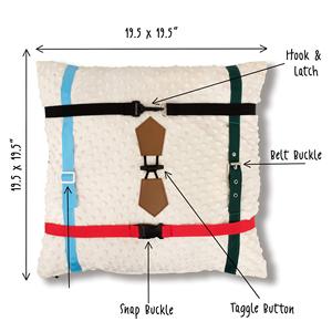 Alzheimers attività per gli adulti Fidget coperta sensoriale per gli adulti con demenza cuscino sensoriale per gli anziani autismo <span class=keywords><strong>Asperger</strong></span> - Product Image 2