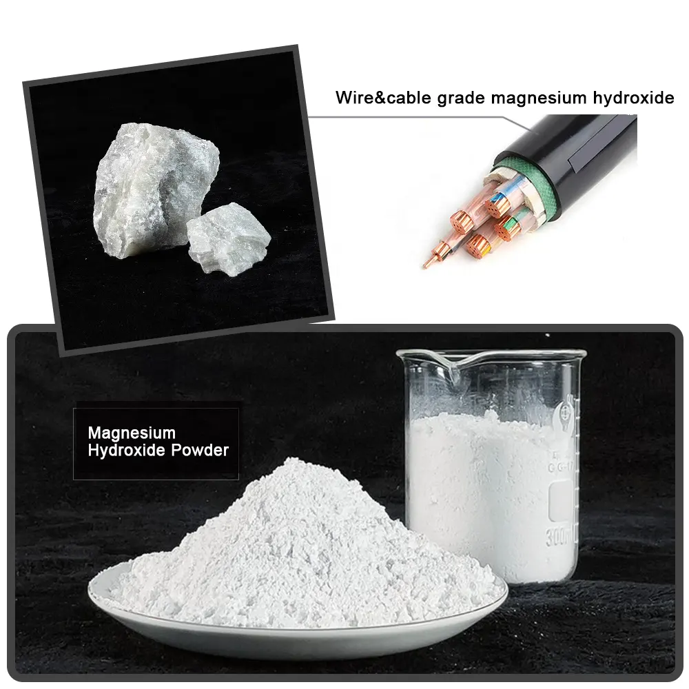 High purity white magnesium hydroxide surface modified magnesium hydroxide magnesium hydroxide for PE cable material