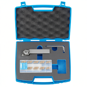 Juego de 10 Herramientas de Torneado Externo Fervi con Insertos para Mecanizado de Metales - Product Image 2