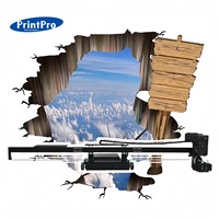 Impresora de pared y piso PrintPro, máquina de inyección de tinta UV para arte de pared y piso personalizado, impresión directa a pared y piso