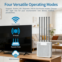 Passerelle d'entreprise WiFi6 JP Smartech AX3000, point d'accès extérieur haute puissance, IP67, résistant aux intempéries, PoE, routeur WiFi commercial pour Starlink