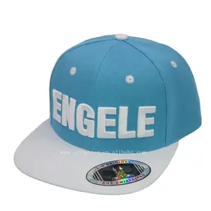 Hip hop boné com logotipo personalizado snapback cap logotipo bordado e impressão sob a aba, adesivo holograma com aba lisa, chapéu snapback