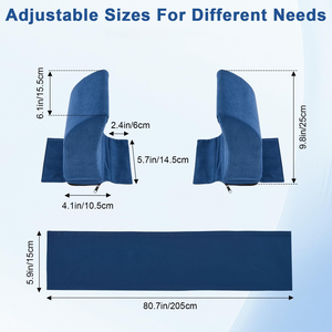 Cuscino di supporto laterale a forma di arco, staccabile, lavabile in lavatrice, per protezione laterale e postura - Product Image 3