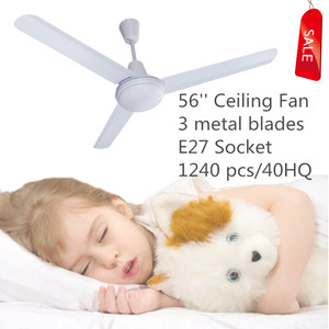 Ventilador de techo de araña de barrido de 56 ''y 1400 mm decorativo súper fresco y brillante con 1 enchufe de <span class=keywords><strong>luz</strong></span> para el mercado de América del Sur - Product Image 3