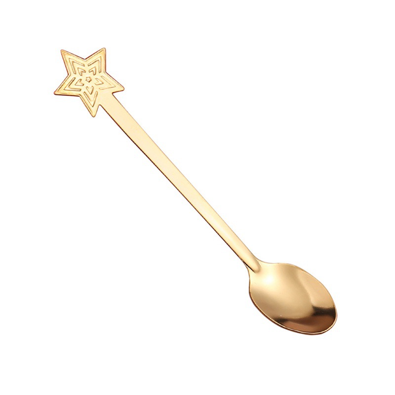 Gold spoon-star