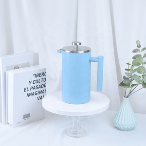 french press stainless steel coffee maker 304 double wall coffee plunger french press
