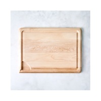 Planche à découper cuisine bambou sac créatif multifonction OEM personnalisé en acier tungstène Logo Note de temps couteau blocs pièce équilibre