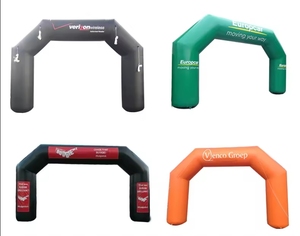 Arche gonflable bleue <span class=keywords><strong>de</strong></span> ligne d'arrivée <span class=keywords><strong>de</strong></span> début commercial avec l'arche gonflable d'hexagone <span class=keywords><strong>de</strong></span> ventilateur pour le commerce <span class=keywords><strong>de</strong></span> publicité extérieure <span class=keywords><strong>de</strong></span> course - Product Image 3