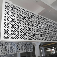 Plaque en aluminium perforée, panneau en aluminium perforé pour la décoration extérieure et intérieure