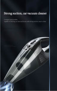 Aspirador de coche ligero de succión (inalámbrico) - Product Image 4