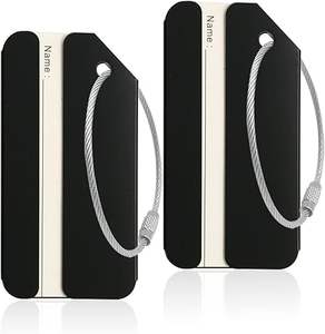 Accessoires de voyage imperméables, étiquettes de bagages en aluminium personnalisées, étiquettes de valise, étiquettes de voyage en bateau, promotionnelles - Product Image 4