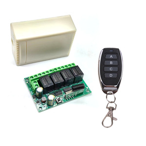 <span class=keywords><strong>Module</strong></span> de réception de relais de commutateur de télécommande sans fil DC 12V 10A 4CH et transmission de télécommande RF433MHz1000M à 4 canaux - Product Image 6