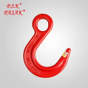 High Strength Heavy Duty Wholesale 1.8Ton Lifting Hook Alloy Steel Ring Steel Pipe Lifting Hook For Lifting Goods