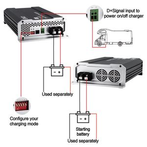 Cargador de batería de goteo, 12v, 10a, 120w - Product Image 6