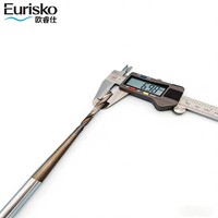 Foret hélicoïdal long en acier au tungstène électroplaqué diamanté 7 mm pour matériaux céramiques et composites, perçage profond, sur mesure