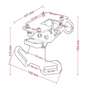 Eliminador de guardabarros trasero para motocicleta XXUN, soporte para matrícula para Kawasaki <span class=keywords><strong>Z900</strong></span> Z 900 2017 2018 2019 2020 2021 2022 2023 - Product Image 5