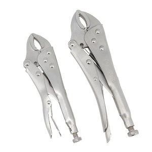 Pince de verrouillage à mâchoire droite à nez rond <span class=keywords><strong>7</strong></span> en 10 pince à étau <span class=keywords><strong>multi</strong></span>-réglable pour camping robuste - Product Image 2