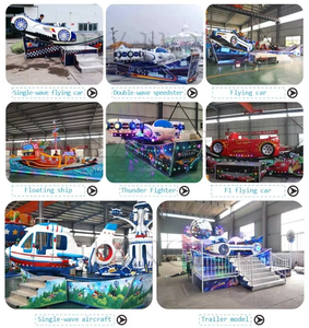 Carro Voador Mini para Passeio Individual, com Luzes e Música, para Parques de Diversões, Carrosséis e Festivais Móveis, para Crianças - Product Image 5