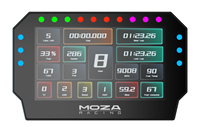 Moza Racing CM2 HD Racing Dash fonctionne avec toutes les bases MOZA, système d'interface utilisateur de tableau de bord personnalisable avec écran tactile HD 720P