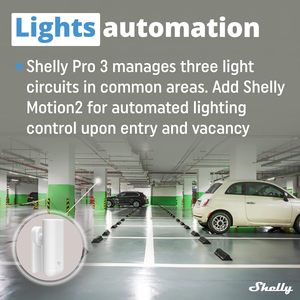 Relais intelligent Shelly Pro 3 |   Din |   Automatisation de la maison à 3 canaux Wi-Fi, compatible Alexa/Google Home, application iOS/Android, éclairage motorisé - Product Image 4