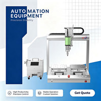 Robot de distribution de colle guidé à double station haute productivité, équipement de distribution industriel stable
