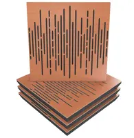 Custom Wooden Decorative Anti Music Studio Art Perforated Acoustic Panels