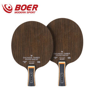 Technologie Tekken Ebony Cross Raquette 5 plis en bois pur Plaque de base en carbone Copie de raquette de <span class=keywords><strong>tennis</strong></span> de table - Product Image 3