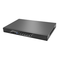 Shineman 19 \ "Intel Atom D525 6 GbE LAN VGA Router Rackmount Cybersecurity Firewall VPN Computadora VGA para protección de red