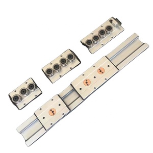 Riel Lineal de Doble Eje de Aluminio SGR20 Plateado y Negro, Núcleo de Rodamiento de Alta Precisión para Sistemas de Automatización - Product Image 1