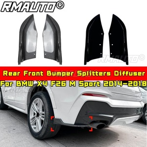 Rear Bumper Splitters <strong>Diffuser</strong> Rear Bumper Lip Splitters Diffuse Chin Body Kit For BMW <strong>X4</strong> F26 M Sport 2014-2018 Styling Kits - Product Image 1