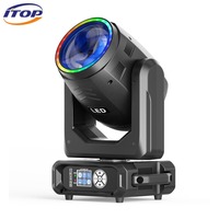 200W Moving Head LED Beam Light RGBW DMX512 Bühnenscheinwerfer mit Regenbogeneffekt für DJ, Disco, Party, Hochzeit