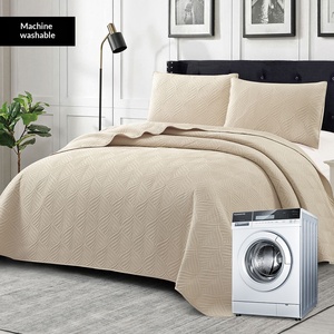 Set di Biancheria da Letto Trapuntata per Commercio Estero, Lenzuola con Processo di Goffratura a Ultrasuoni, Set Tre Pezzi Lavabile - Product Image 4