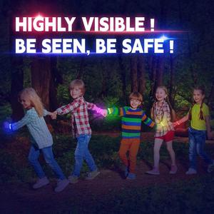 Pulseras Luminosas LED Multicolores, Brazaletes Brillantes que se Iluminan en la Oscuridad, Artículos para Fiestas, Bodas, Conciertos, Campamentos, Deportes - Product Image 4