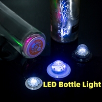 Dessous de verre à lumière LED en plastique populaire décoration de fête de bar Dessous de verre à LED illuminé pour bouteilles