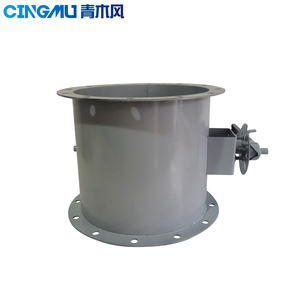 공기량 조절 댐퍼 밸브 HVAC 환기 댐퍼 스테인리스 스틸 원형 덕트 댐퍼 실리콘 실링으로 공기 흐름 조절 가능 - Product Image 6