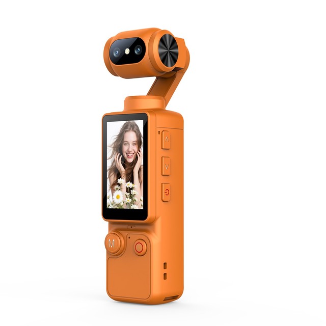 A30 Model 1.9" LCD Handheld Gimbal Camera Recorder 1080p Ultra-Clear Anti-Shake Sports 160 Wide Angle Audio Video MicroSD