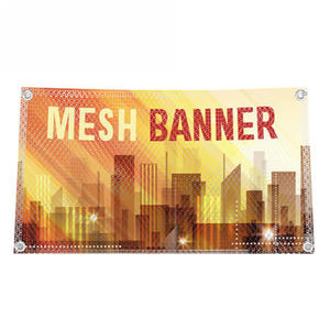 <span class=keywords><strong>Banner</strong></span> in Tessuto a Rete Rettangolare Personalizzato con Logo Stampato, Resistente al Vento per Eventi all'Aperto - Product Image 1