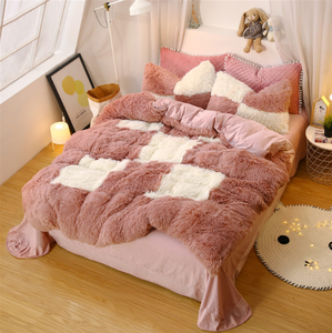 Plush <strong>Fluffy</strong> Shaggy Luxury Bedding Ultra Soft <strong>Duvet</strong> <strong>Cover</strong> Sets Furry Bedding Set - Product Image 5