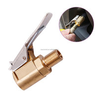 Pour le gonfleur de pneu mandrin à air robuste avec accessoires de compresseur à pince Verrouillage à débit fermé sur la trousse à outils de pneu Connexion mâle rapide