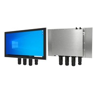 Monitor de Pantalla Táctil de Acero Inoxidable de Grado Industrial de 17/19 Pulgadas IP69K/PC Todo en Uno con Diseño sin Ventilador Totalmente Resistente al Agua PLC HMI