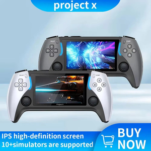 Jumon จอยสติ๊กแบบพกพาที่มีความคมชัดสูงขนาด4.3นิ้วคอนโซลเล่นเกมหน้าจอ IPS รองรับเอาต์พุตเกมอาร์เคดแบบ Ps1 HD สำหรับจอยสติ๊กแบบคู่ - Product Image 1