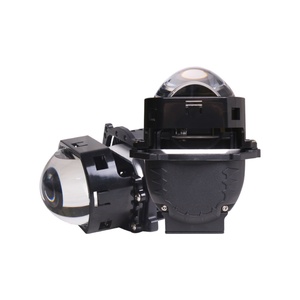 SANVI High Quality A5 Bi Led Lens Headlight Dual Reflectors 5500k-6000K Auto Led Projector Lens Led Headlight - Product Image 2