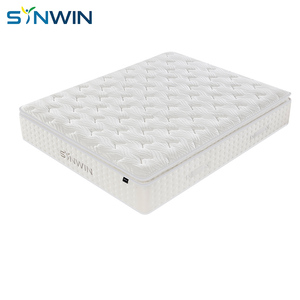 Matelas à ressorts ensachés <span class=keywords><strong>en</strong></span> latex à rebond lent avec renfort des bords, taille 36 cm - Product Image 2