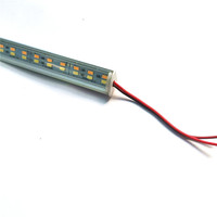 Barre lumineuse blanche et chaude en aluminium, angle d'angle de 12V, profilé en forme de V, 5730 LED