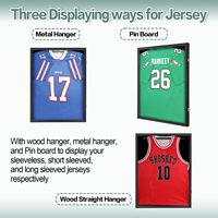 Schwarzer Holzrahmen Modern Handgefertigt Jersey-Bilderrahmen Abschließbare Wandhalterung Vitrine für Sport-Memorabilien Fans
