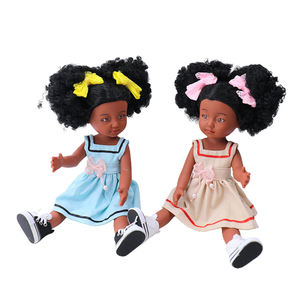 Muñeca Africana de PVC Suave de 35 cm (14 Pulgadas), Modelo 2026, Duradera, Juguete Infantil de Moda, Venta al Por Mayor - Product Image 3