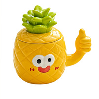 Mug en céramique avec couvercle, design élégant - pour la maison, café et petit-déjeuner, style naturel frais, origine Chine