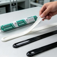 Scellant adhésif en silicone neutre avancé pour usage en construction, haute adhérence et élasticité, 300 ml/500 ml
